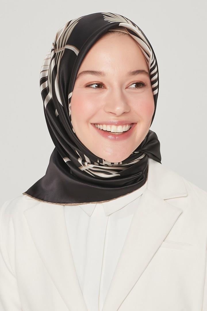Armine Nostalji Serisi İpek Twill Eşarp 8548D-09