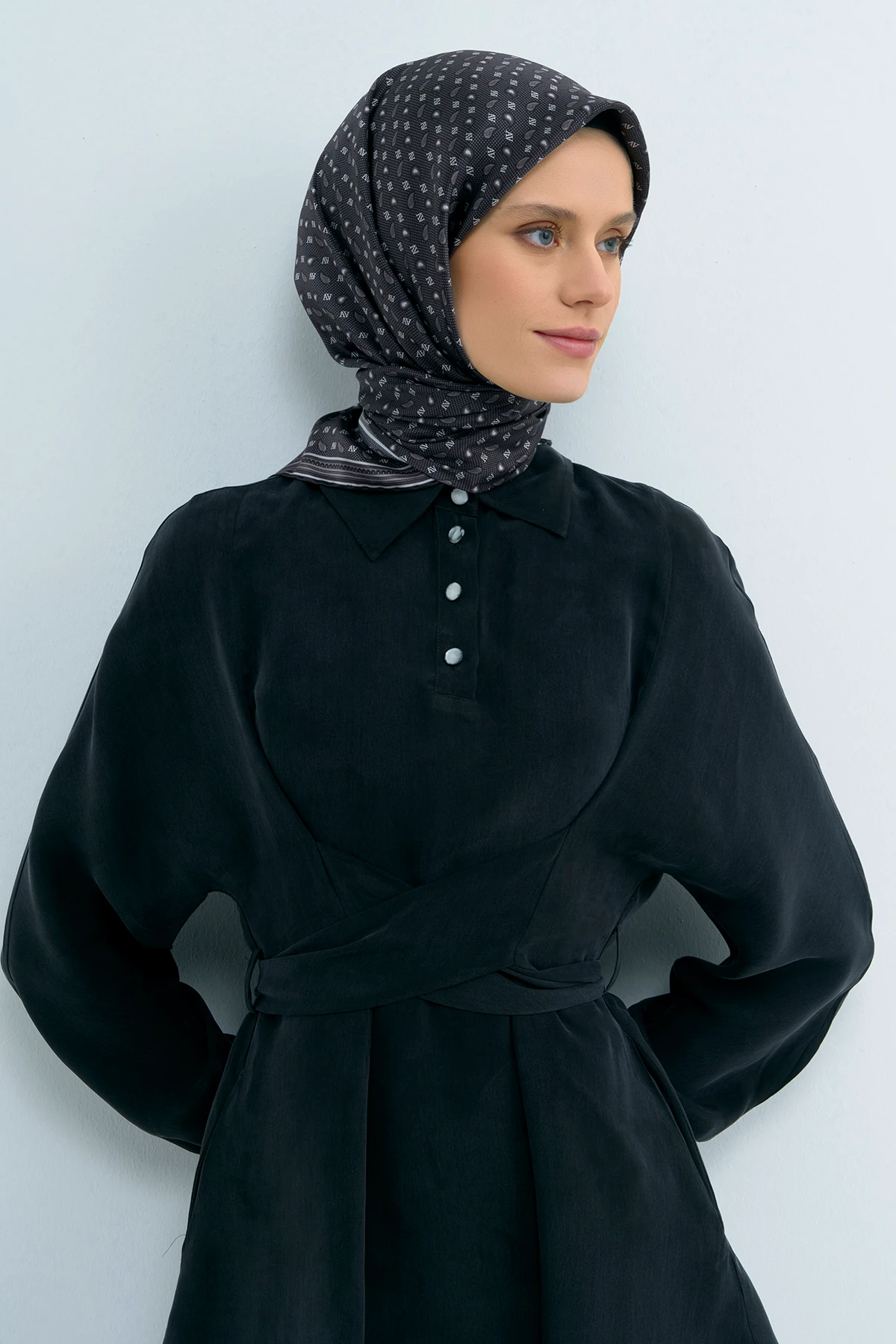Armine Twill İpek Eşarp 9548D