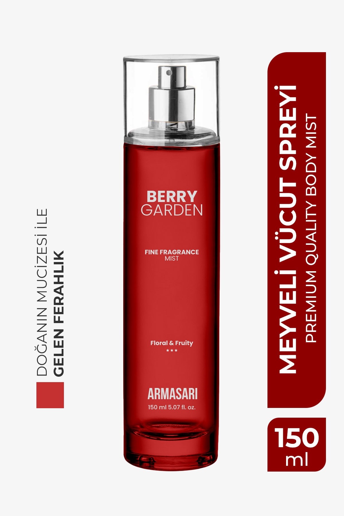 Berry Garden Parfümlü Kadın Vücut Spreyi Vücut Kokusu Vücut Misti Body Mist Spray 150ml