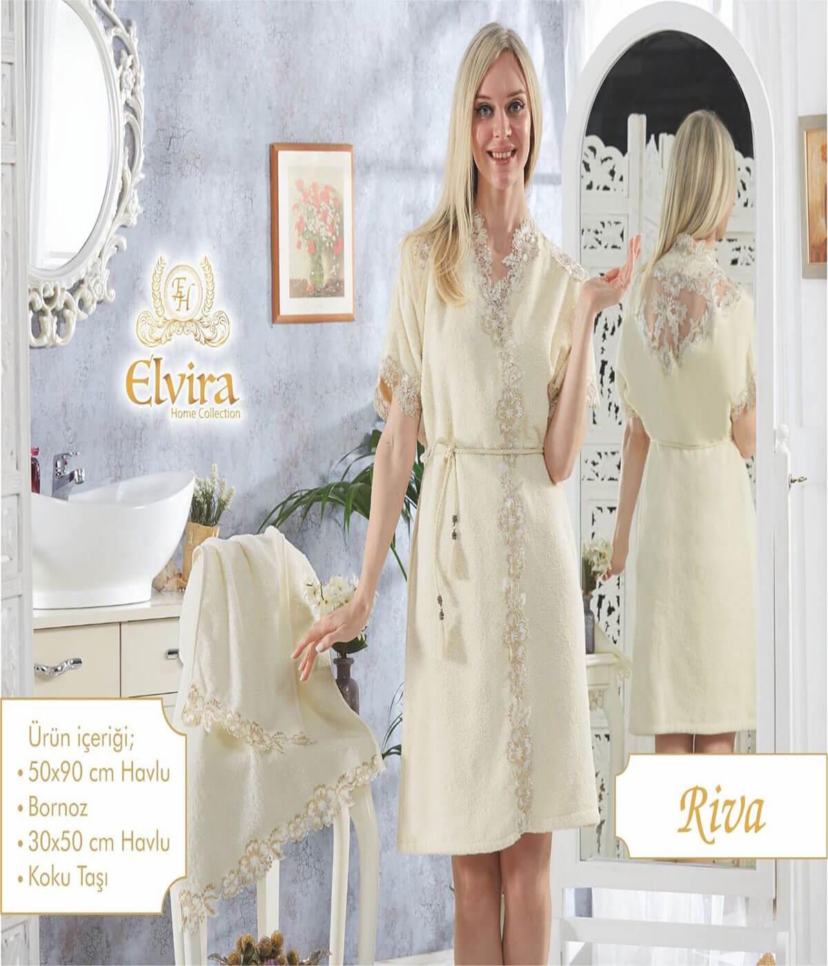 Elvira Home Collection Riva Gelin Bornozu