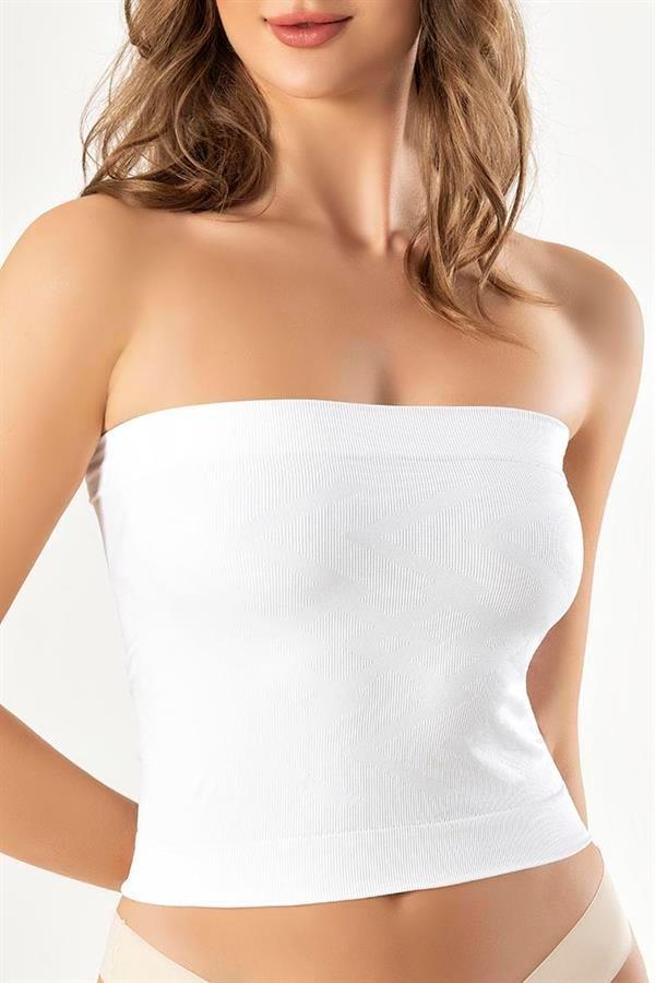 Erdem Beyaz Seamless Bel Korse Atlet 621