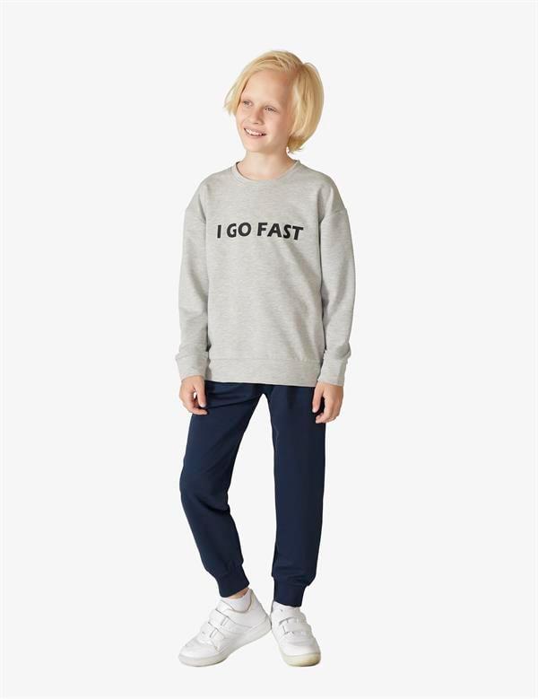 Erkek Çocuk Gri Pijama Takımı 707