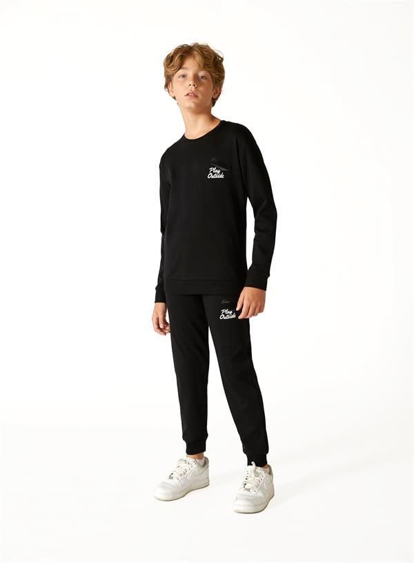 Erkek Çocuk Siyah Pijama Takımı 702