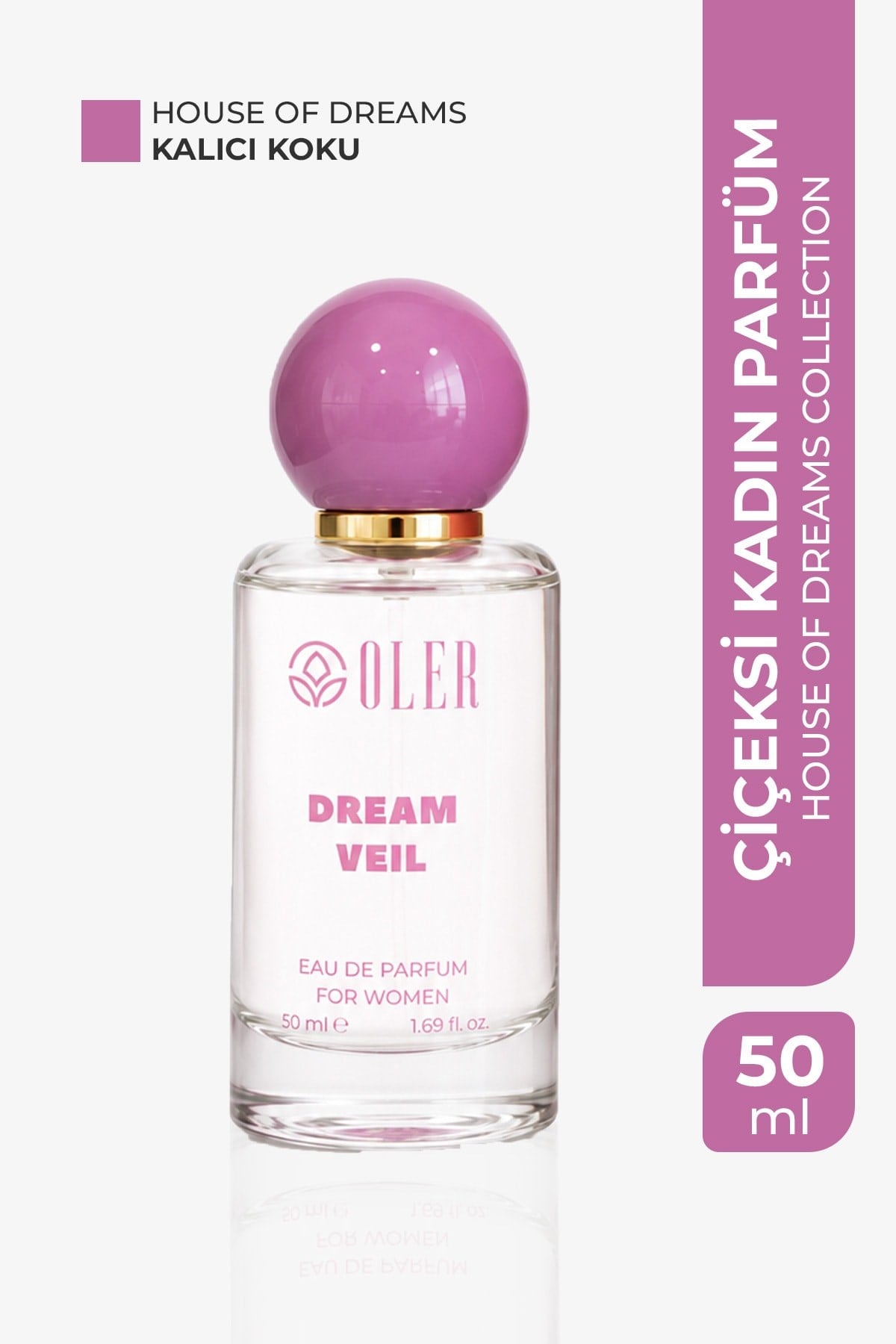 House of Dreams Dream Veil Kadın Parfüm EDP 50 ml | Nar | Zambak | Sümbülteber | Yasemin | Vanilya | Beyaz Misk