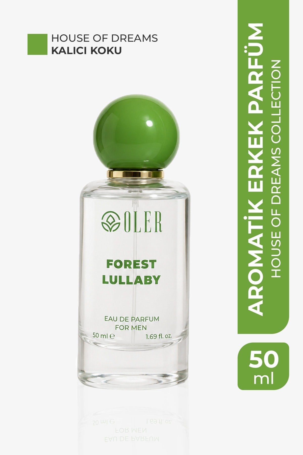 House of Dreams Forest Lullaby Erkek Parfüm EDP 50 ml | Elma | Bergamot | Lavanta | Adaçayı | Sedir | Vetiver
