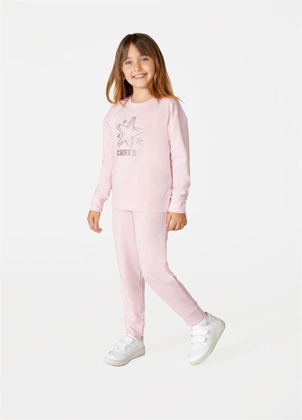 Kız Çocuk Pembe Pijama Takımı 711