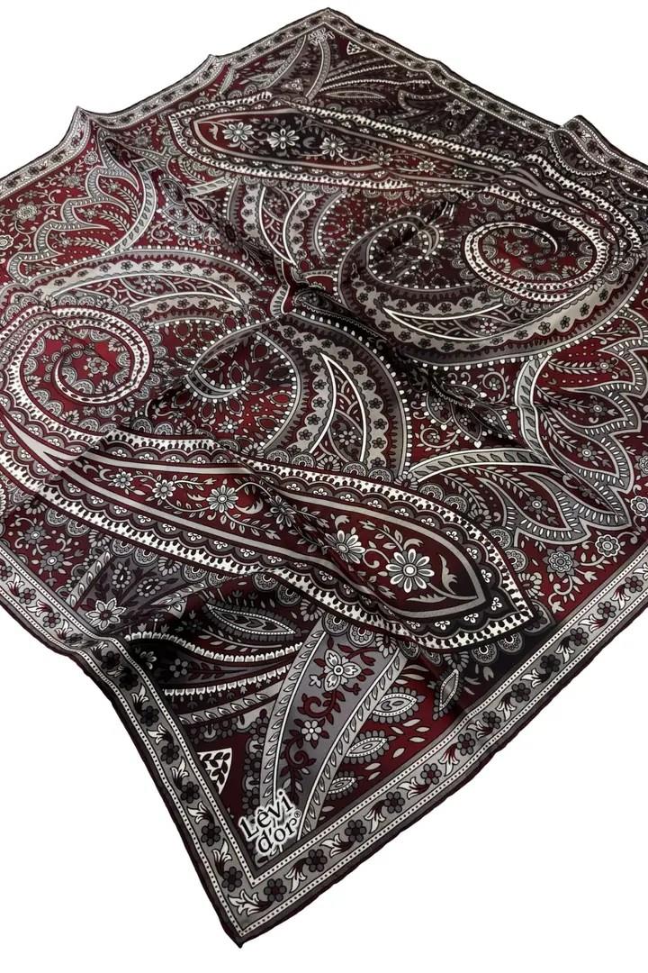 Levidor Twill İpek Eşarp LD1061-01
