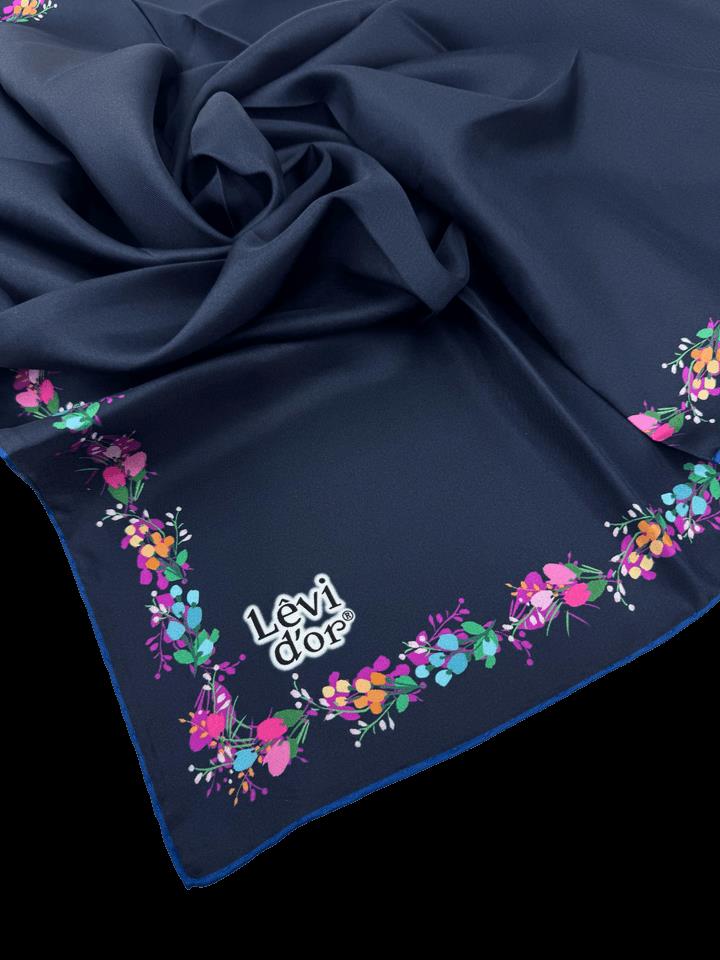 Levidor Twill İpek Eşarp LD4139-1