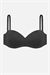 Lotus Lazer Dikişsiz Balensiz Push Up Sütyen - 2818 - Siyah