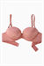 Olympos Straplez Mikro Sütyen - Double Push Up, Ekstra Dolgulu - Basic - 2536 - Gül Kurusu