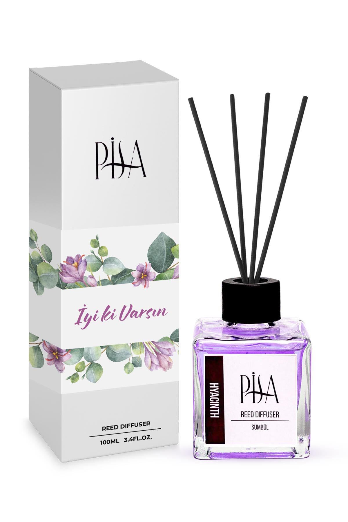 Özel Gün Hediye Kutulu Sümbül Çubuklu Oda Kokusu Hyacinth Reed Diffuser 100ml