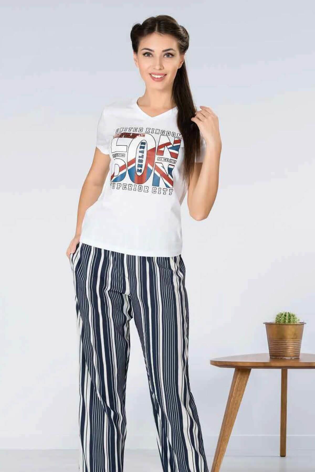 Pierre Cardin 1078 Kadın Yazlık Pijama Takımı