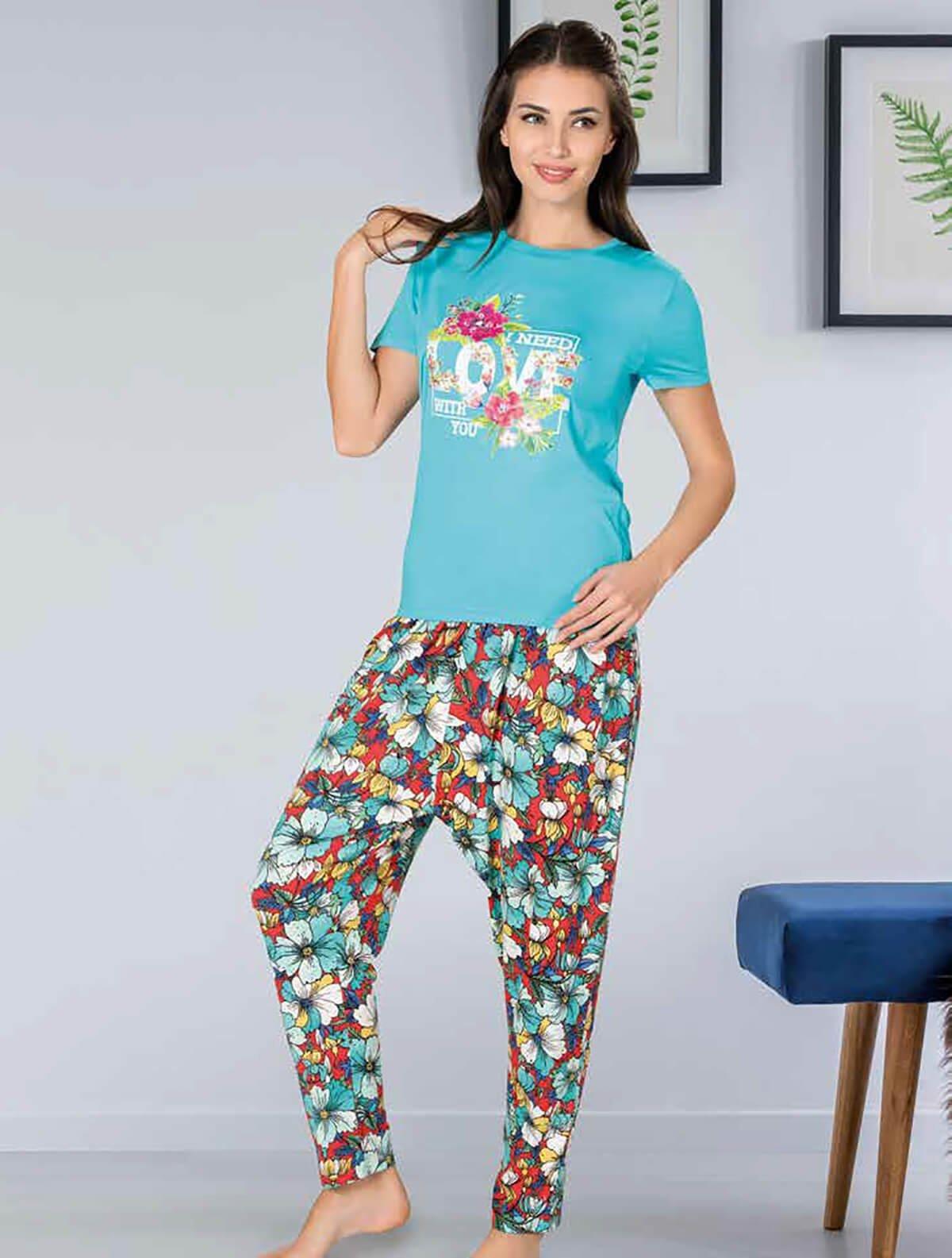 Pierre Cardin 1087 Kadın Yazlık Pijama Takımı