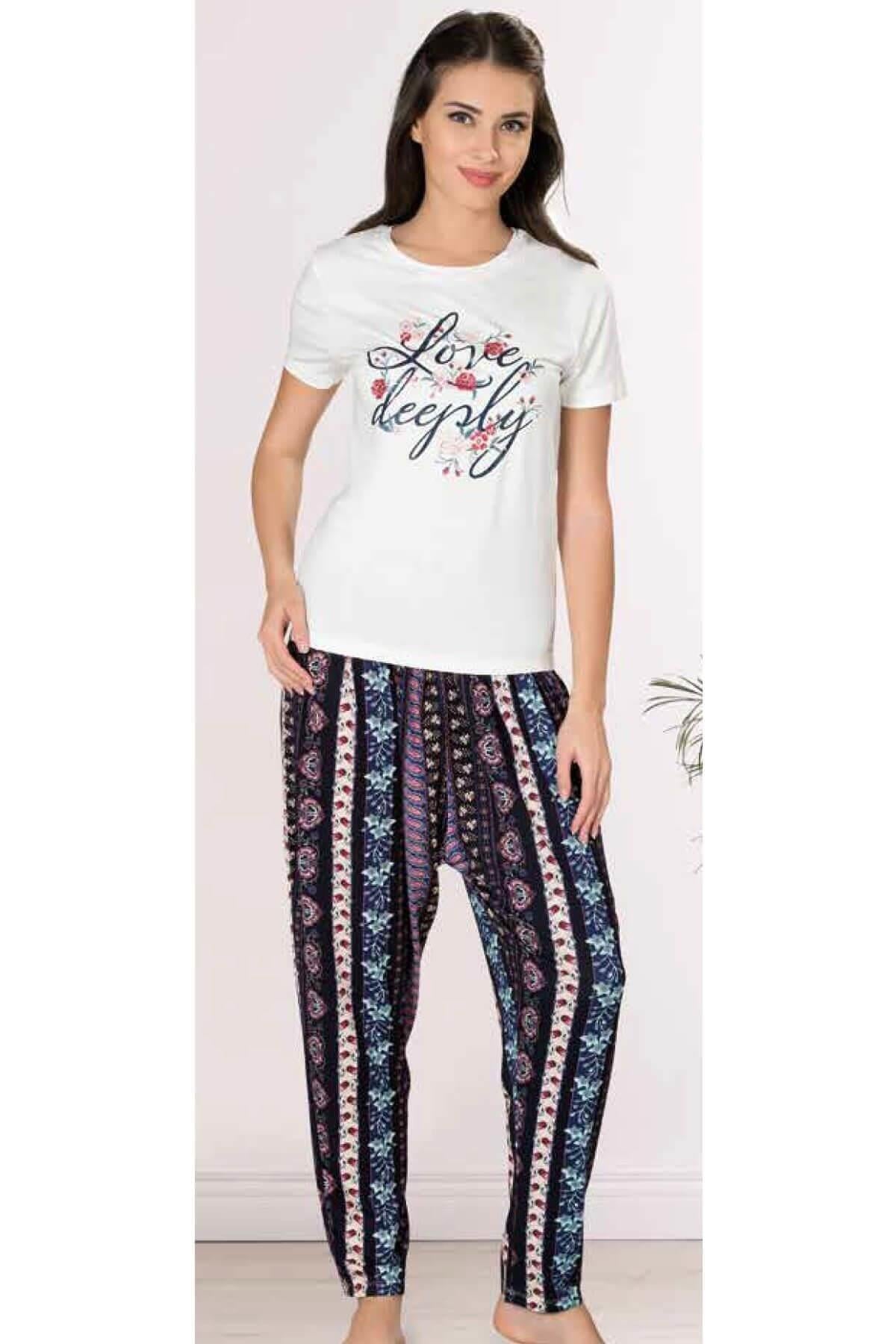 Pierre Cardin 1091 Kadın Yazlık Pijama Takımı
