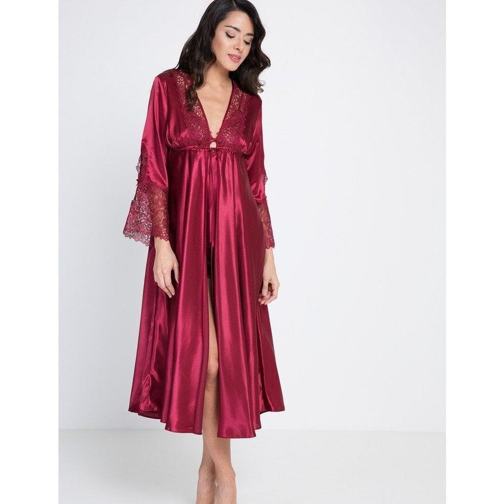 Pierre Cardin 6620 6'lı Saten Gecelik Sabahlık Çeyiz Seti