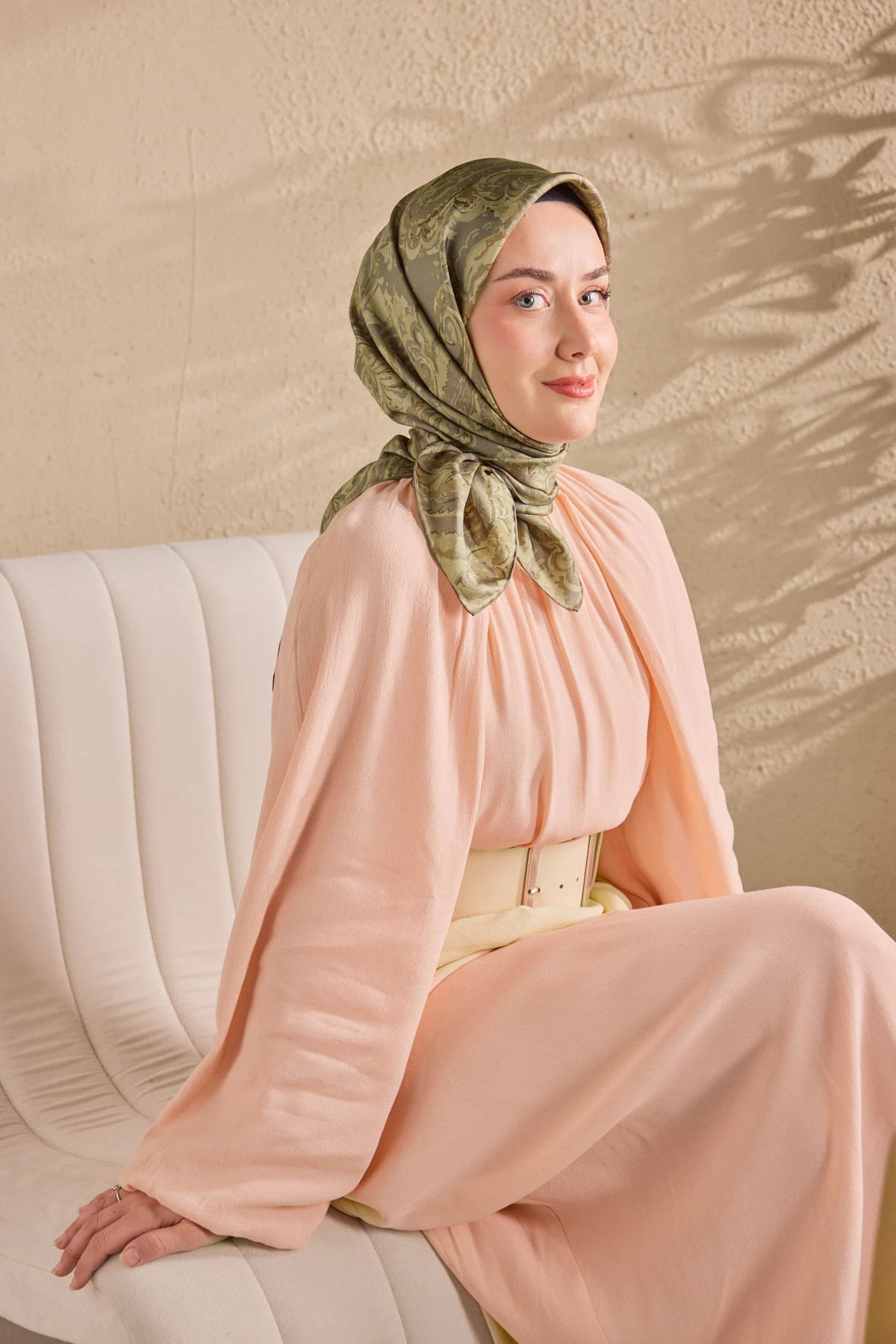 Silk Home Twill İpek Desenli Eşarp 11519