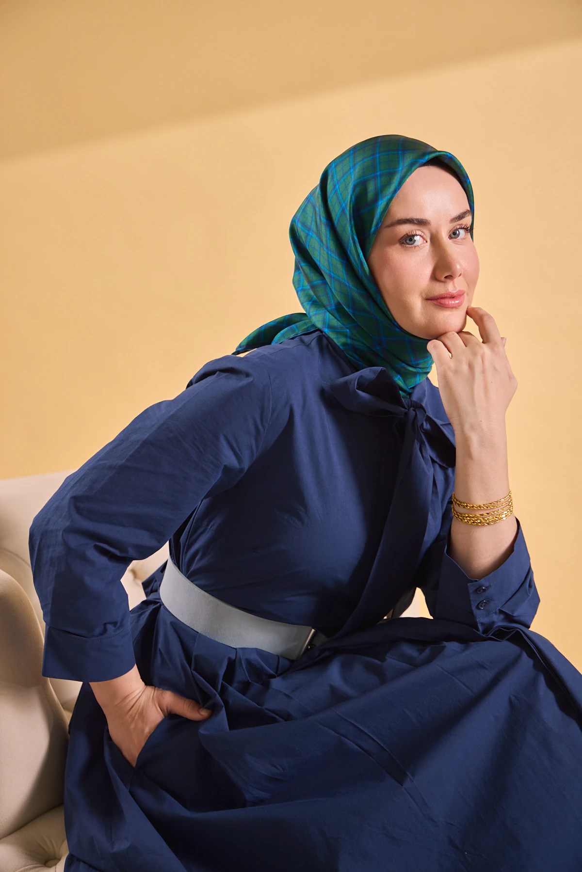 Silk Home Twill İpek Desenli Eşarp 11523