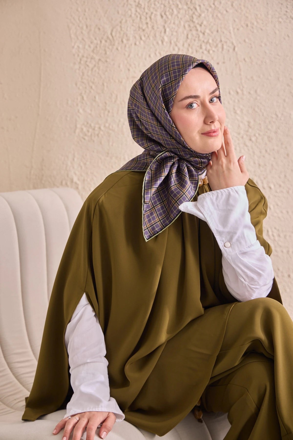Silk Home Twill İpek Desenli Eşarp 11523