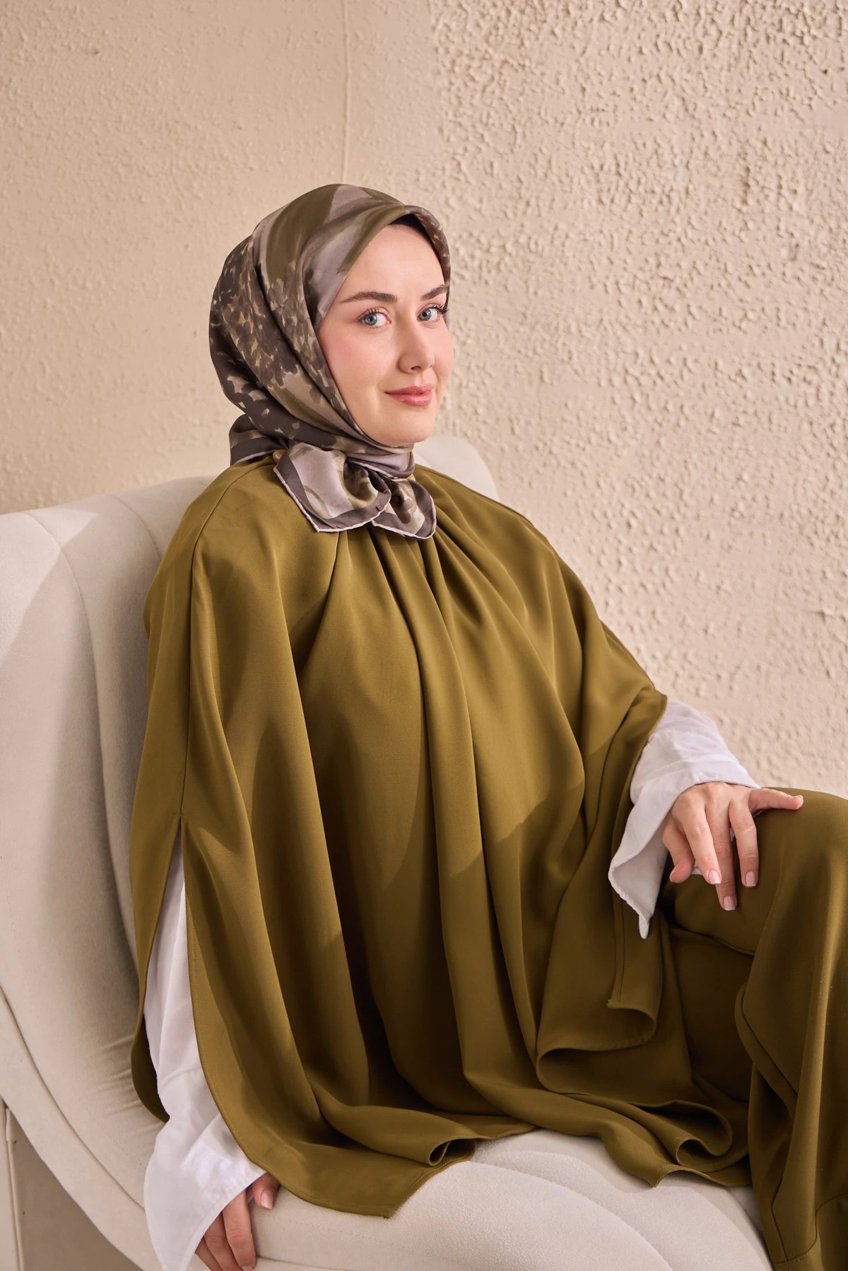 Silk Home Twill İpek Desenli Eşarp 11526