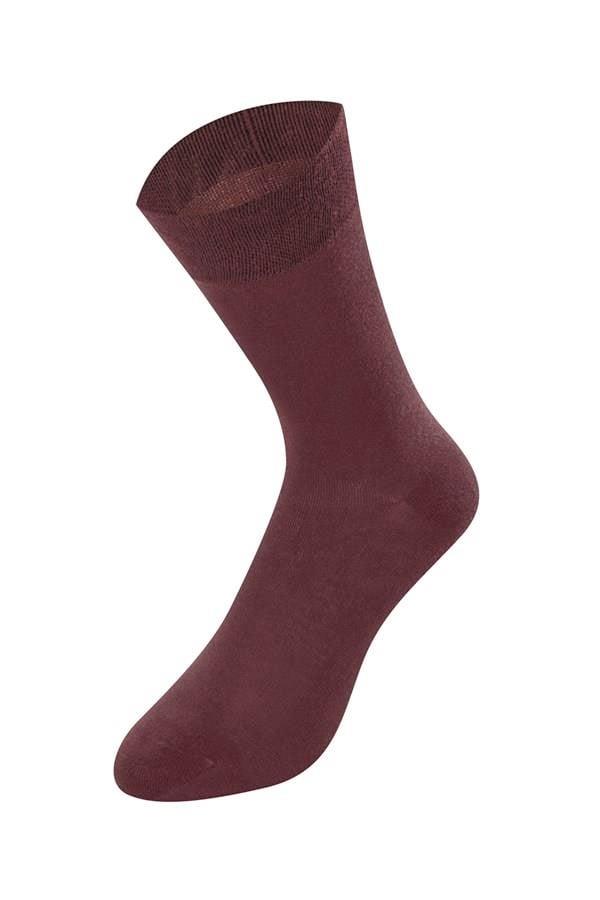 WeWeus Bordo Erkek Classic Çorap 974