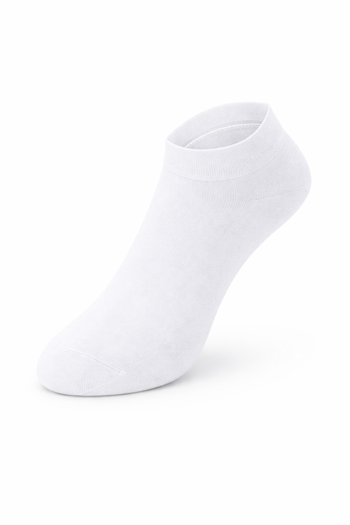 Weweus Erkek Bambu Viskon Beyaz Sneaker Çorap 176