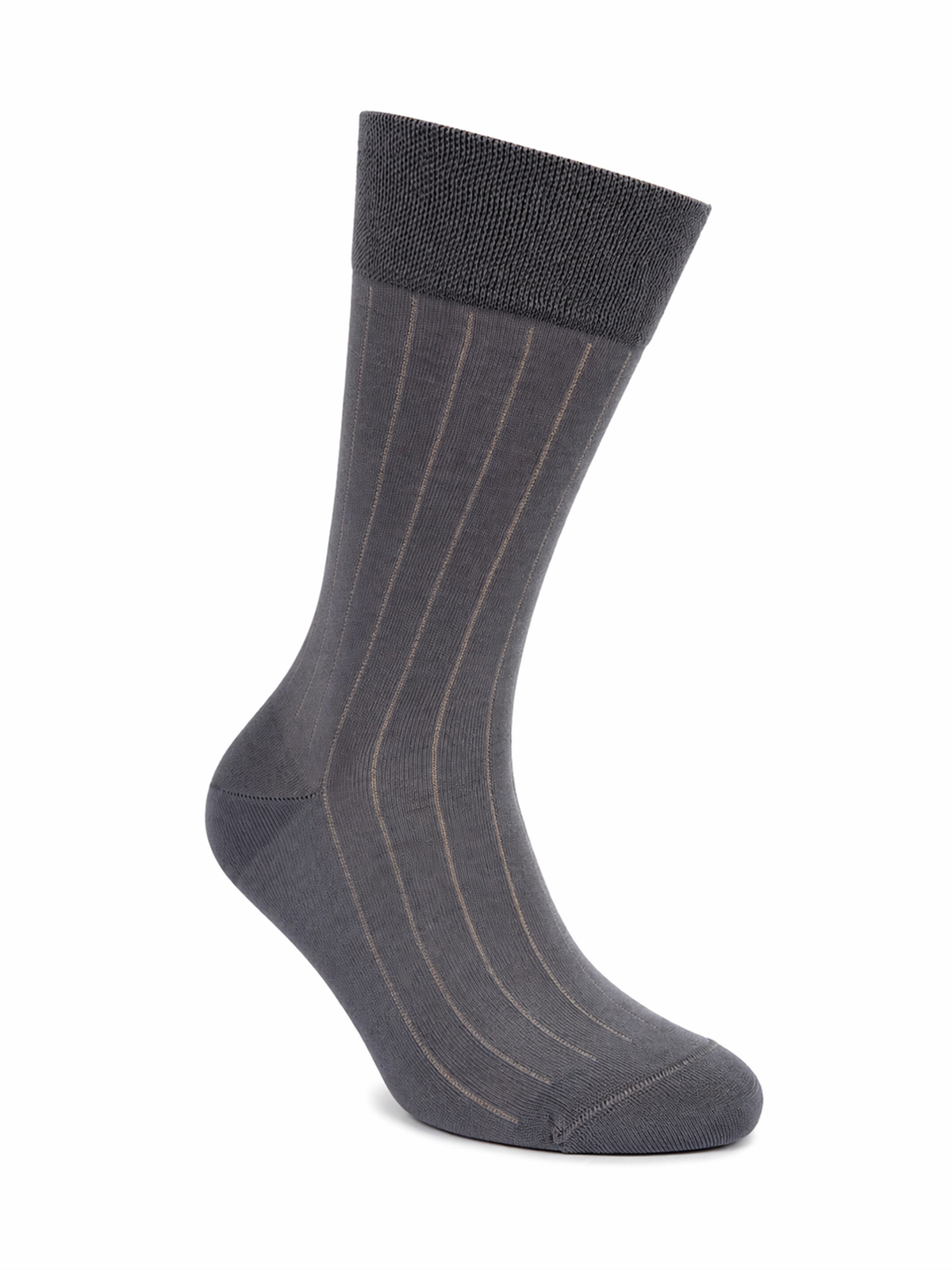 Weweus Erkek Merserize Uzun Çorap 761 Gri-Ekru