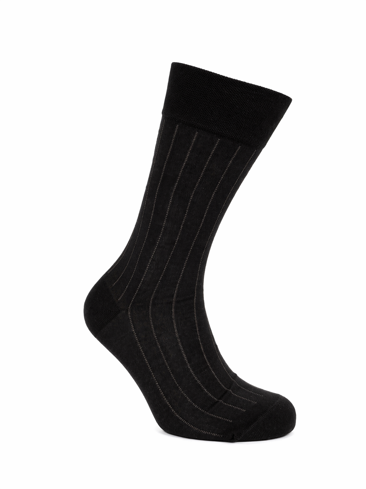 Weweus Erkek Merserize Uzun Çorap 761 Siyah-Haki