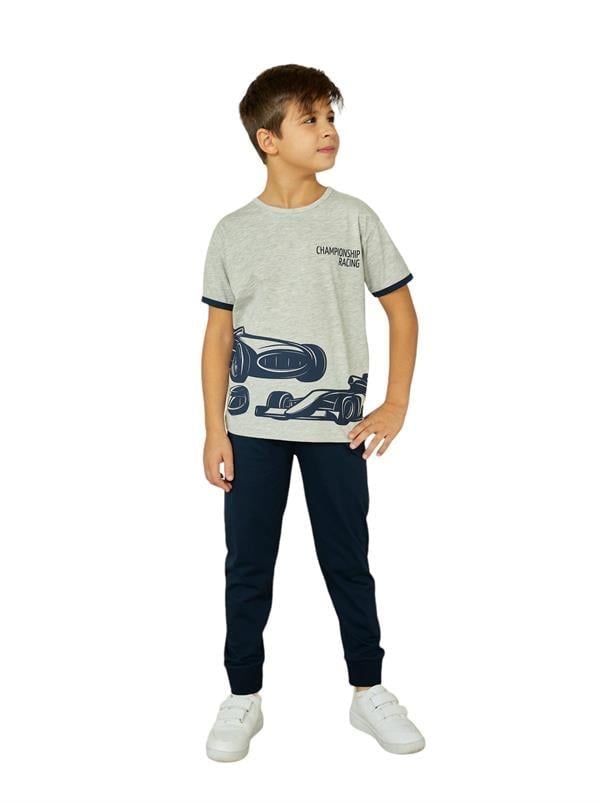 WeWeus Gri Erkek Çocuk Pijama Takımı 820