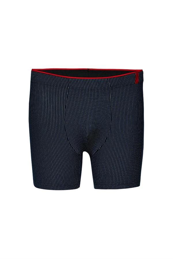 WeWeus Lacivert Pamuk Elastan Çizgili Boxer 14921