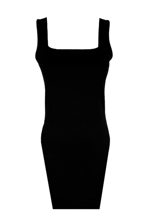 WeWeus Siyah Kadın Elbise 247