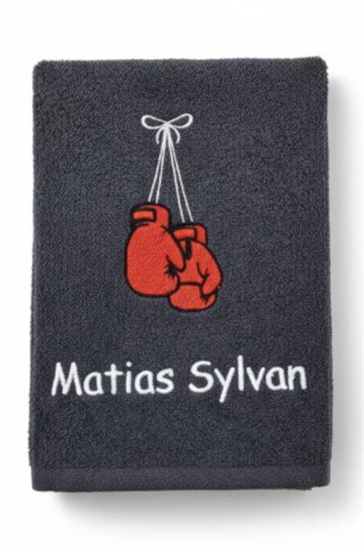İsimli Boks Temalı Antreman Havlusu 50x90 cm
