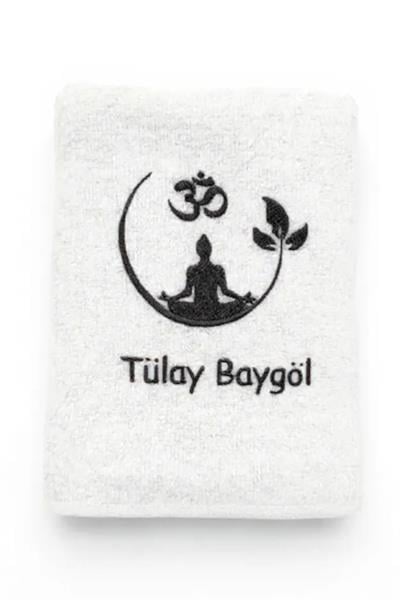 İsimli Yoga Temalı Antreman Havlusu 50x90 cm