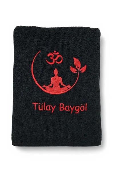 İsimli Yoga Temalı Antreman Havlusu 50x90 cm