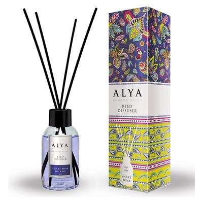 Alya Bambu Çubuklu Oda Kokusu Tropic Breeze ve Violet Bomb 100 ml x 2 Adet