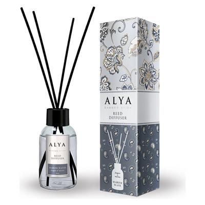 Alya Bambu Çubuklu Oda Kokusu Wave Marine ve Sweet Splash 100 ml x 2 Adet