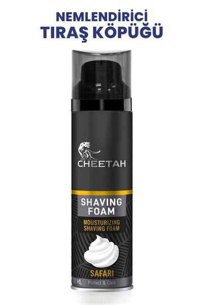 Cheetah Safari Nemlendirici Tıraş Köpüğü 250 Ml