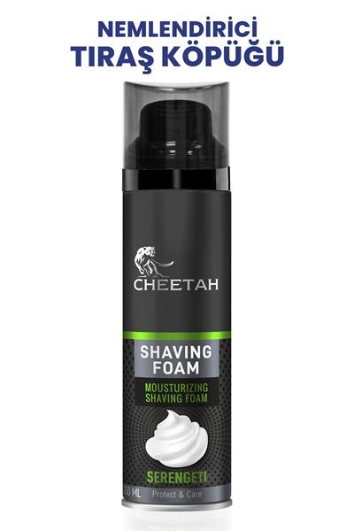 Cheetah Serengeti Nemlendirici Tıraş Köpüğü 250 Ml