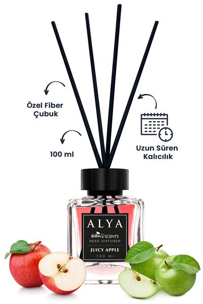 Natures Scents Bambu Çubuklu Oda Kokusu Juicy Apple - Vanilla - Lavender 100 ml x 3 Adet