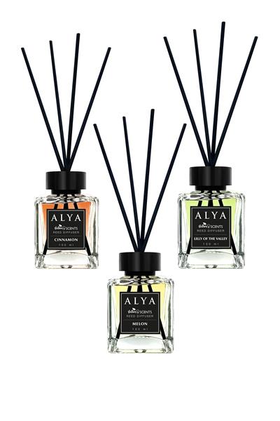 Natures Scents Bambu Çubuklu Oda Kokusu Lilly of the Valley - Cinnamon - Melon 100 ml x 3 Adet