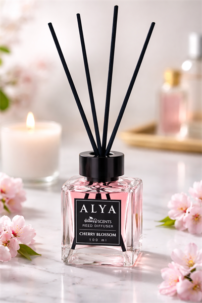Natures Scents Cherry Blossom Bambu Çubuklu Oda Kokusu- Kiraz Çekirdeği Kokusu