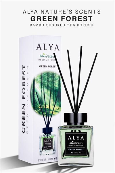 Natures Scents Green Forest Bambu Çubuklu Oda Kokusu