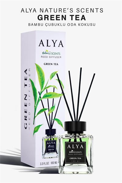 Natures Scents Green Tea Bambu Çubuklu Oda Kokusu - Yeşilçay Kokusu