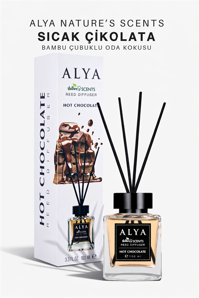 Natures Scents Hot Chocolate Bambu Çubuklu Oda Kokusu- Sıcak Çikolata Kokusu
