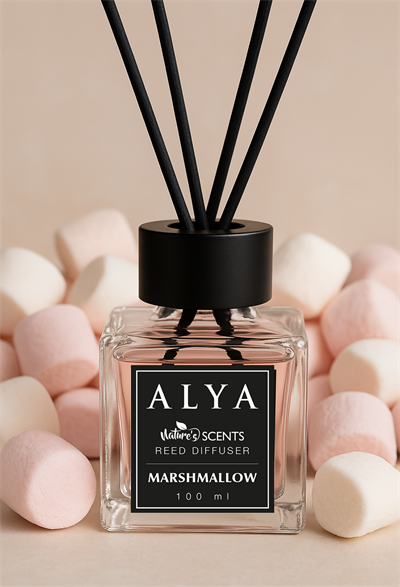 Natures Scents Marshmallow Bambu Çubuklu Oda Kokusu