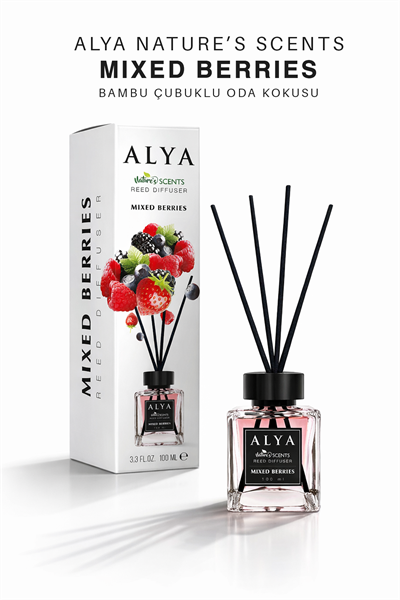 Natures Scents Mixed Berries Bambu Çubuklu Oda Kokusu- Karışık Meyve Kokusu