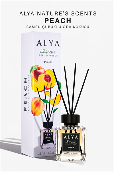 Natures Scents Peach Bambu Çubuklu Oda Kokusu- Şeftali Kokusu