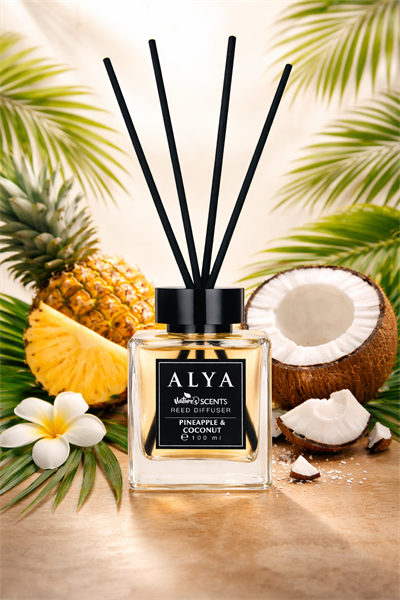 Natures Scents Pineapple & Coconut Bambu Çubuklu Oda Kokusu- Ananas & Hindistan Cevizi Kokusu