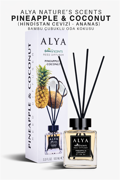 Natures Scents Pineapple & Coconut Bambu Çubuklu Oda Kokusu- Ananas & Hindistan Cevizi Kokusu
