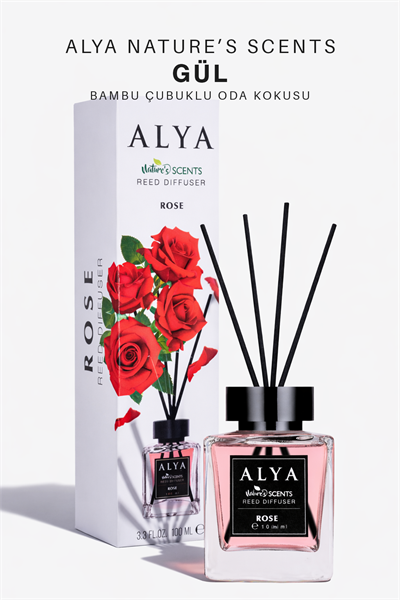 Natures Scents Rose Bambu Çubuklu Oda Kokusu- Gül Kokusu