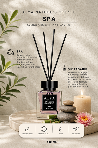 Natures Scents Spa Bambu Çubuklu Oda Kokusu